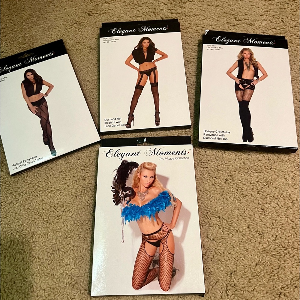 Set of 5 Fishnet stocking brand new never opened. Fits 90-160 lbs